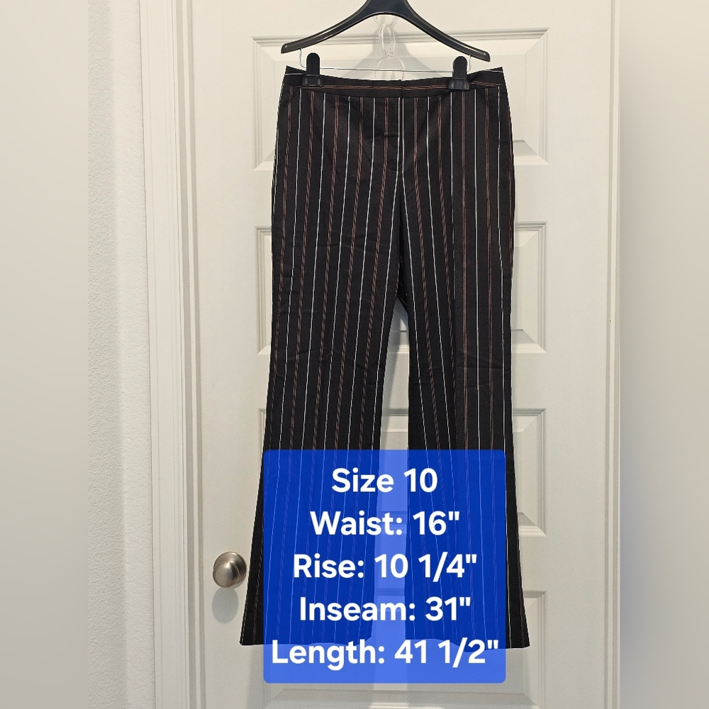 NWT The Limited Pin Striped Dress Pants, Size 10